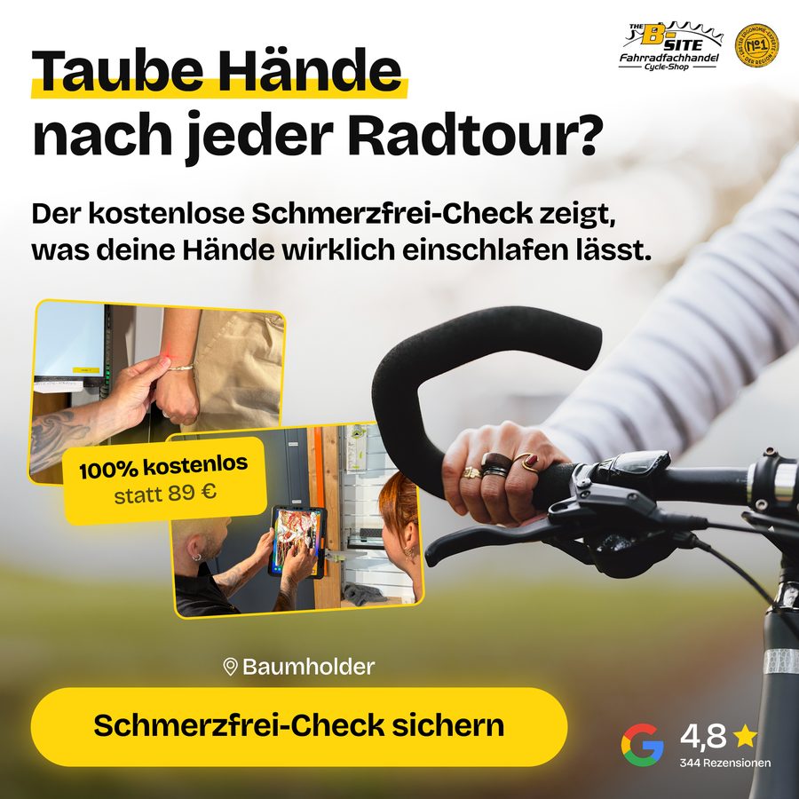 Kampagnen-Creative The B-Site Fahrradfachhandel